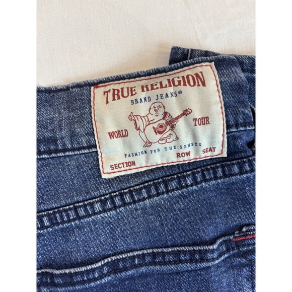 True Religion Straight Leg Jeans Men Denim Blue, Size 32W x 33L - Picture 7 of 7